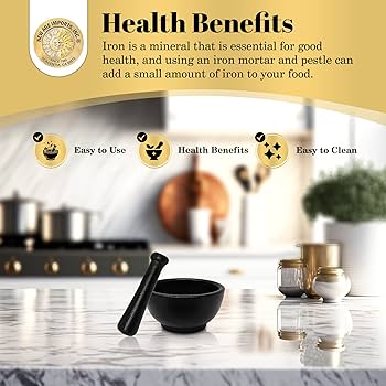 鋳鉄製すり潰し器 Amazon.co.jp: New Age Imports社製の鋳鉄製すり鉢&すりこぎ