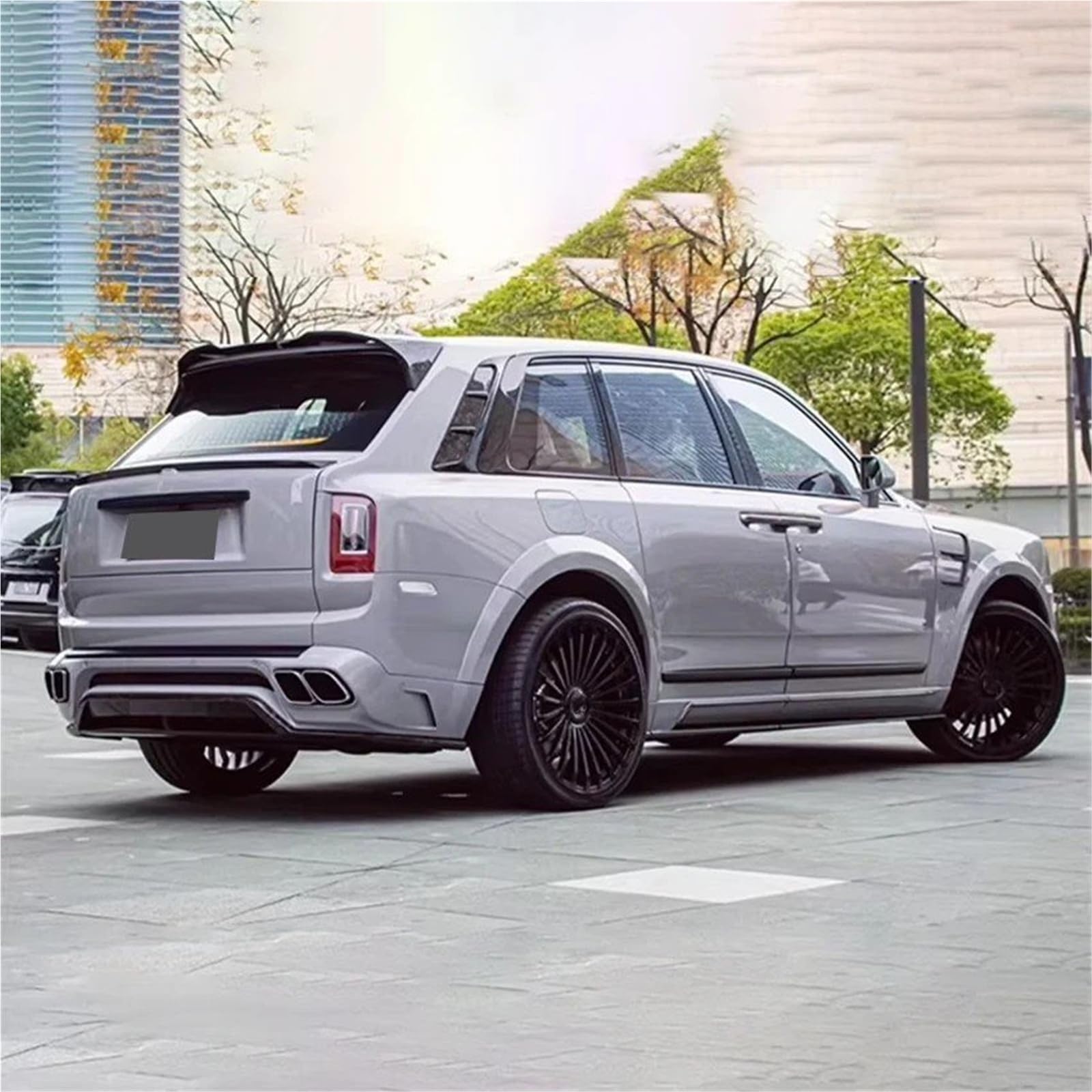 Dla Rolls Royce Dla Cullinan 2018-2025 Skrzydło Na Klapie Spoiler Bagażnika Lotka Tylny Dekoracja Zewnętrzna Samochodu Spojler Tylny Trunk Wing