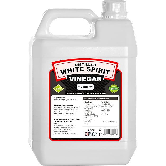 Buy XCelerate Nutrition Distilled White Spirit Vinegar 5LTR 5 Litre