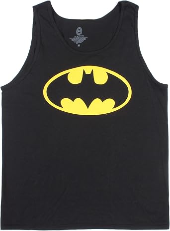 DC Comics Men's Batman - Basic Logo- Tank T-Shirt Batman Basic Logo Tank Top (Pack of 1)