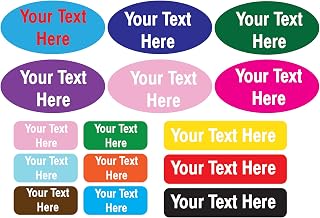 GILBIN 117 Personalized Waterproof Name Labels Personalized with Your Name -Washer & Dryer Safe, School, Camp, Nursing Care, Toys, Organizing