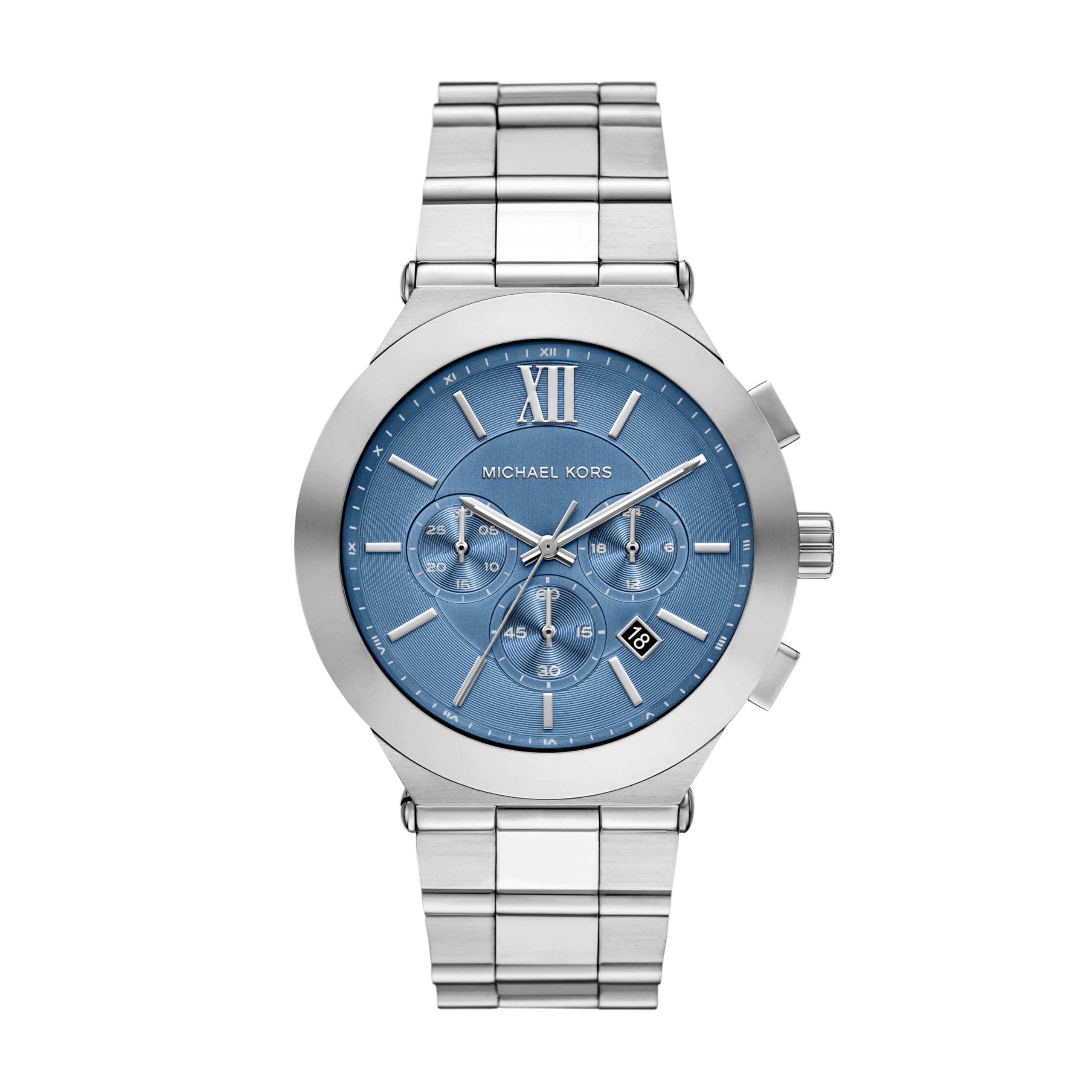 Michael Kors Mens Billie Chronograph Stainless Steel Bracelet Watch Model MK9222