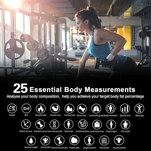 Miniatura 4 de Báscula digital de baño, báscula de pesaje para peso corporal, báscula digital para peso corporal, báscula de peso, báscula digital de peso, báscula