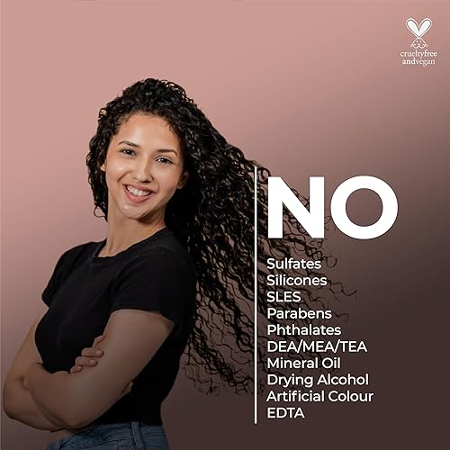 Miniatura 7 de Ashba Botanics Acondicionador sin enjuague para cabello rizado y ondulado  Hidrata, acondiciona, protege el cabello, mejora el brillo, reduce el