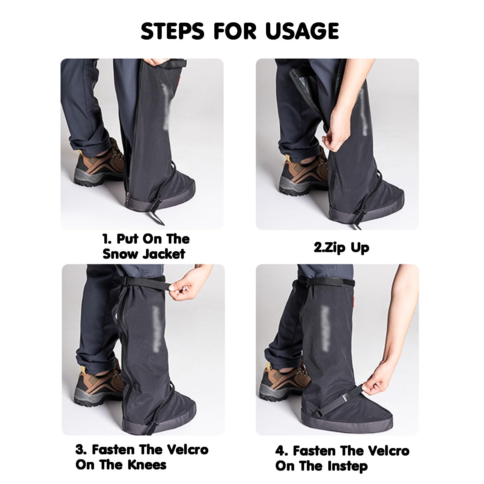 Guêtres De Jambe, Housse De Protection Anti-morsure De Serpent Imperméable Et Respirante, Guêtre De Chaussure Respirante D'extérieur,For La Marche,L'escalade, Le Jardinage Et La Recherche En Plein Air