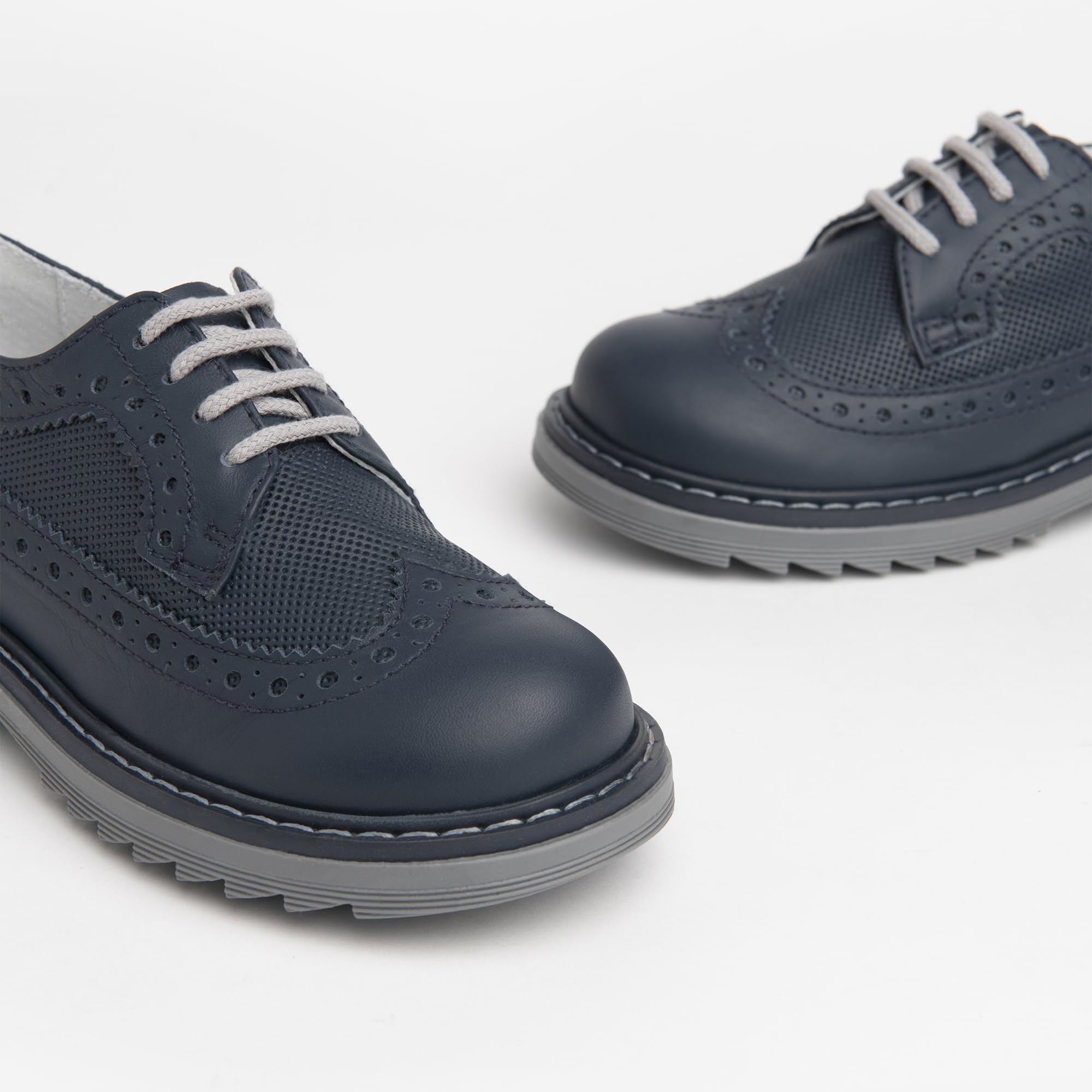 Nero Giardini E228710M Stringate Junior da Bambino in Pelle