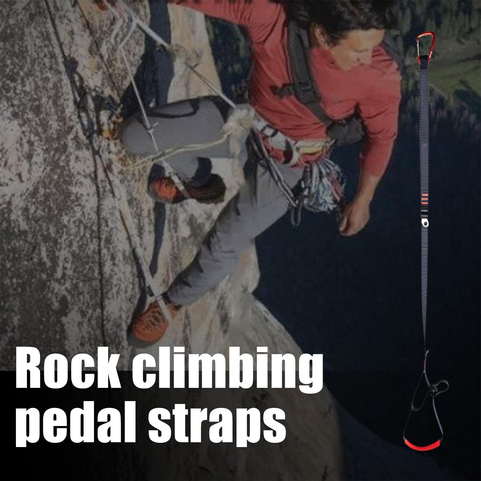 Keptfeet 5 Arrampicata Ascendente Foot Loop | Imbracatura per Arrampicata | su Roccia | Corda 'Imbracatura 'Ascensore 'Anello del Piede Regolabile Che Sale all'aperto Arrampicata