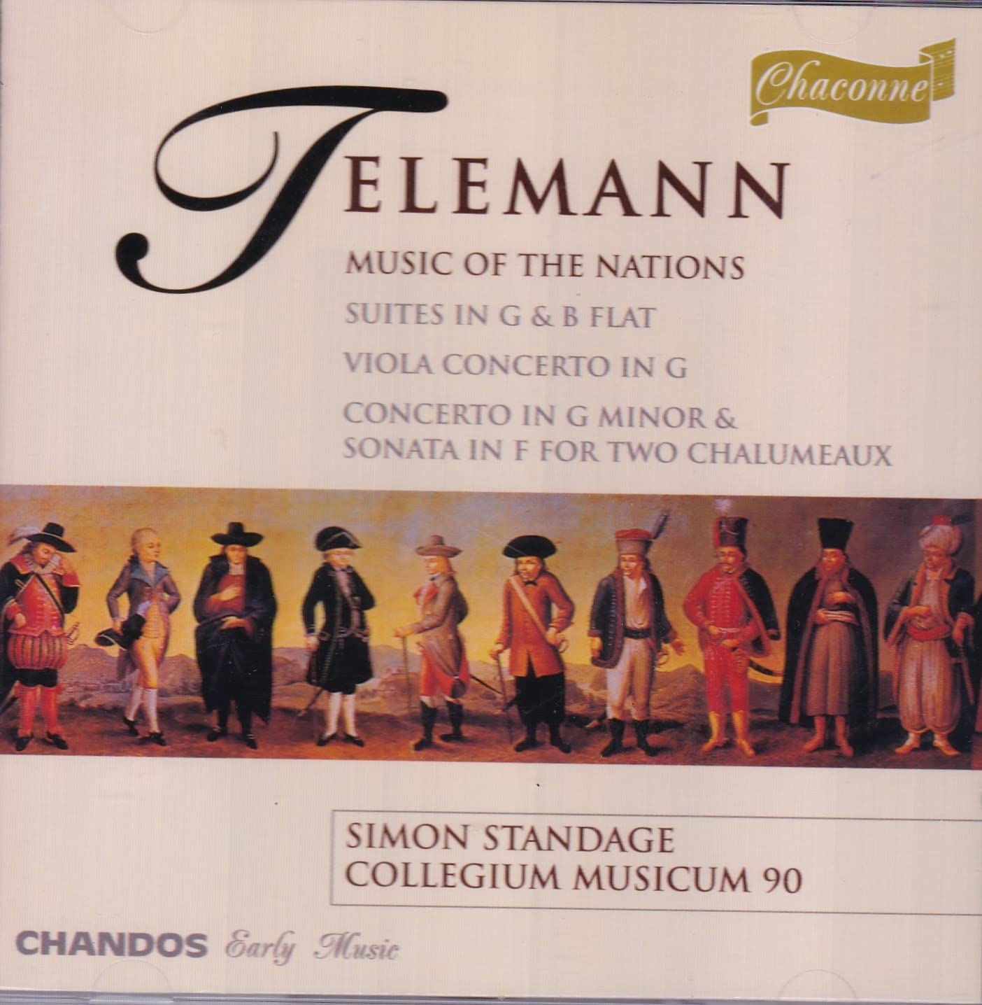 Suite In G Major Les Nations [Audio CD] CM90; Standage, Simon; Collegium Musicum 90; Lawson, Colin; Harris, Michael;; Telemann Georg Philipp and Simon Standage