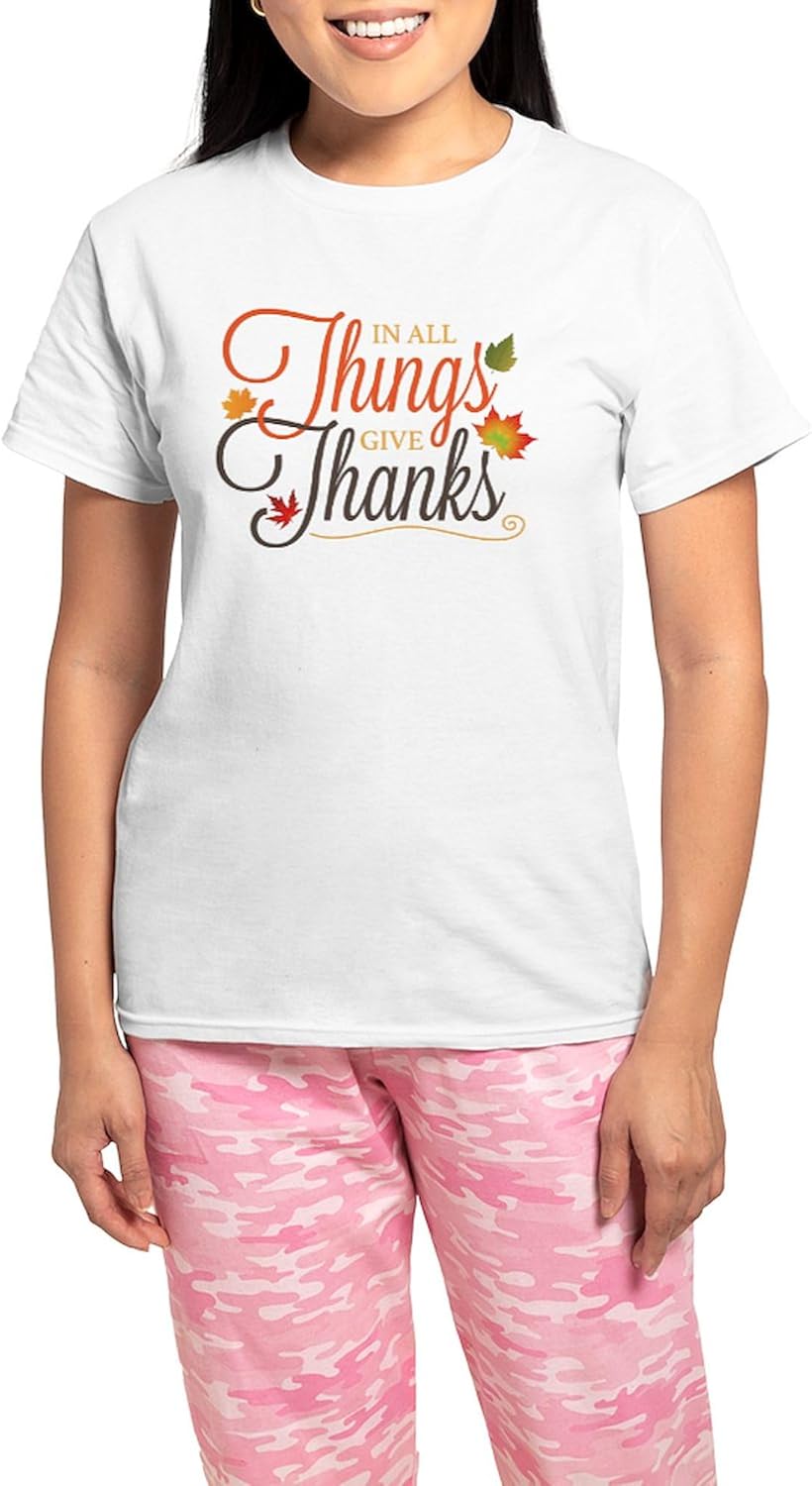 CafePress in All Things Women's Light Pajamas Women's Novelty Cotton Pajama Set, Comfortable PJ Sleepwear