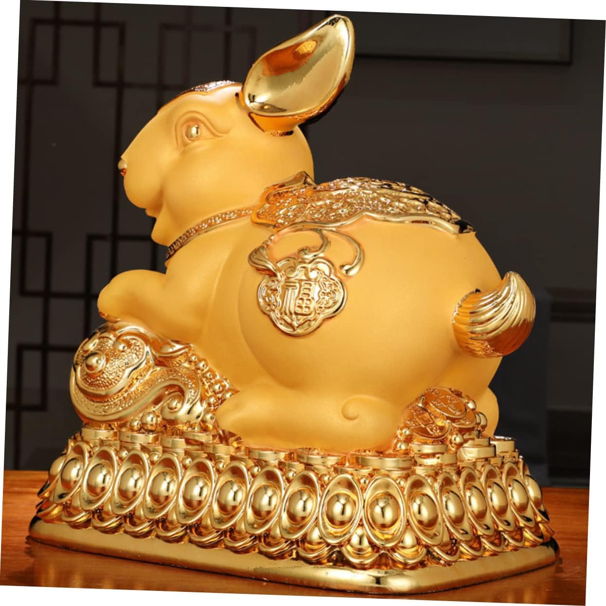 Shaped Piggy Bank Resin Easter Saving Pot for Adults and Boys and Girls Cute Money Box for Home Decor and Financial Learning Small for and Savings