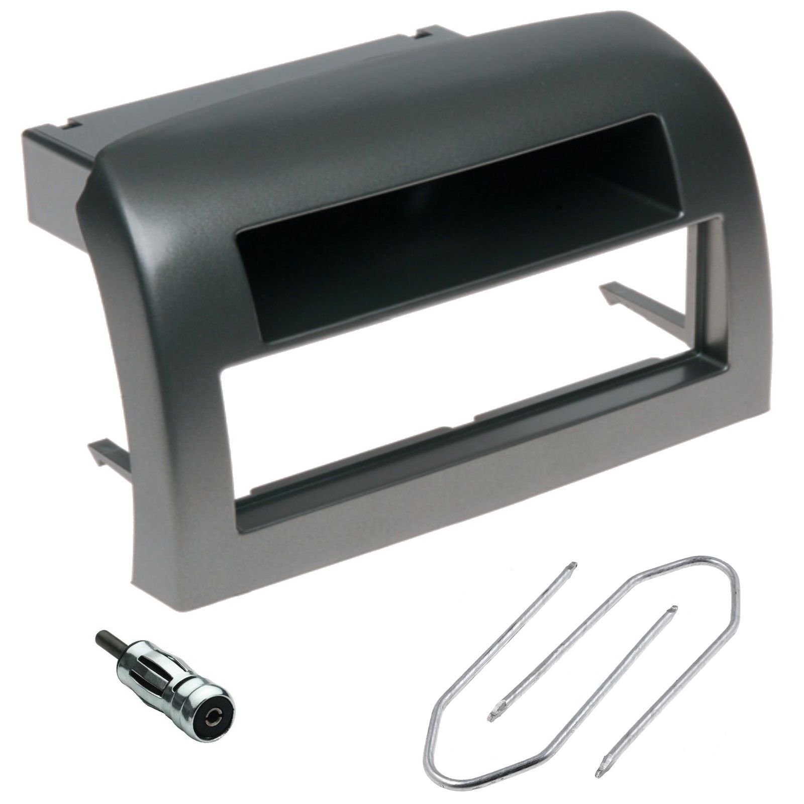 2254+153+Blk - Mascherina 1 DIN (ISO) per autoradio Radio Lancia Ypsilon Y dal 2003 al 2006 [Controllare Bene Dettagli]