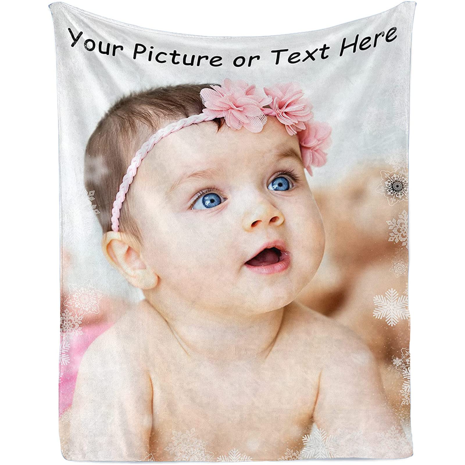 Coperta Personalizzata Con Foto E Testo - Plaid In Microfibra 100x130 Cm, Regalo Unico Per Compleanni E Anniversari - 2