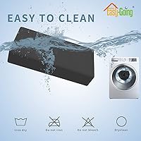 Vista 5 de Easy-Going -Funda elástica para otomana con diseño cuadrado