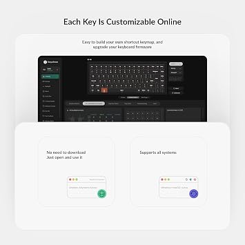 Keychron K2 HE Wireless Magnetic Switch Custom Keyboard and M3 Bluetooth 79g Lightweight Mouse QMK 2.4 GHz with Hall Effect Gateron Double-Rail, 3311 Sensor 12000 DPI Compatible with Mac Windows Linux