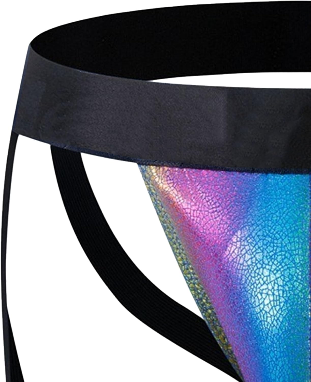 JEKE-DG Mens Jock Straps Underwear Thongs With Garter Bikini Briefs Pouch Enhancing G-String Underwear