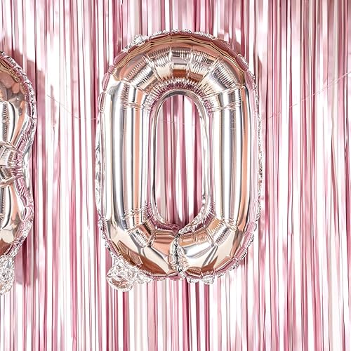 Miniatura 3 de Restaurantware Balloonify - Globo de 16 pulgadas con número 1, globo digital para fiesta, número 0, autosellante, lámina plateada, Mylar para