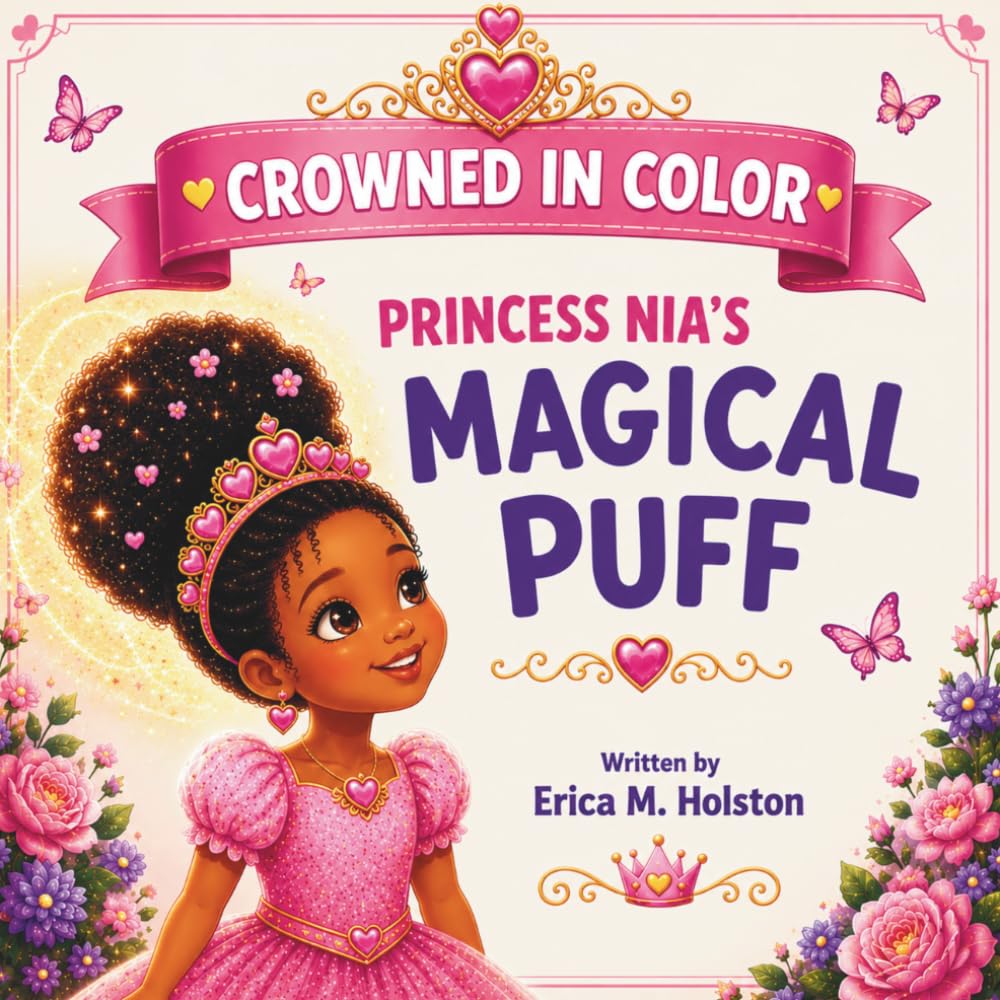 Crowned in Color: Princess Nia's Magical Puff