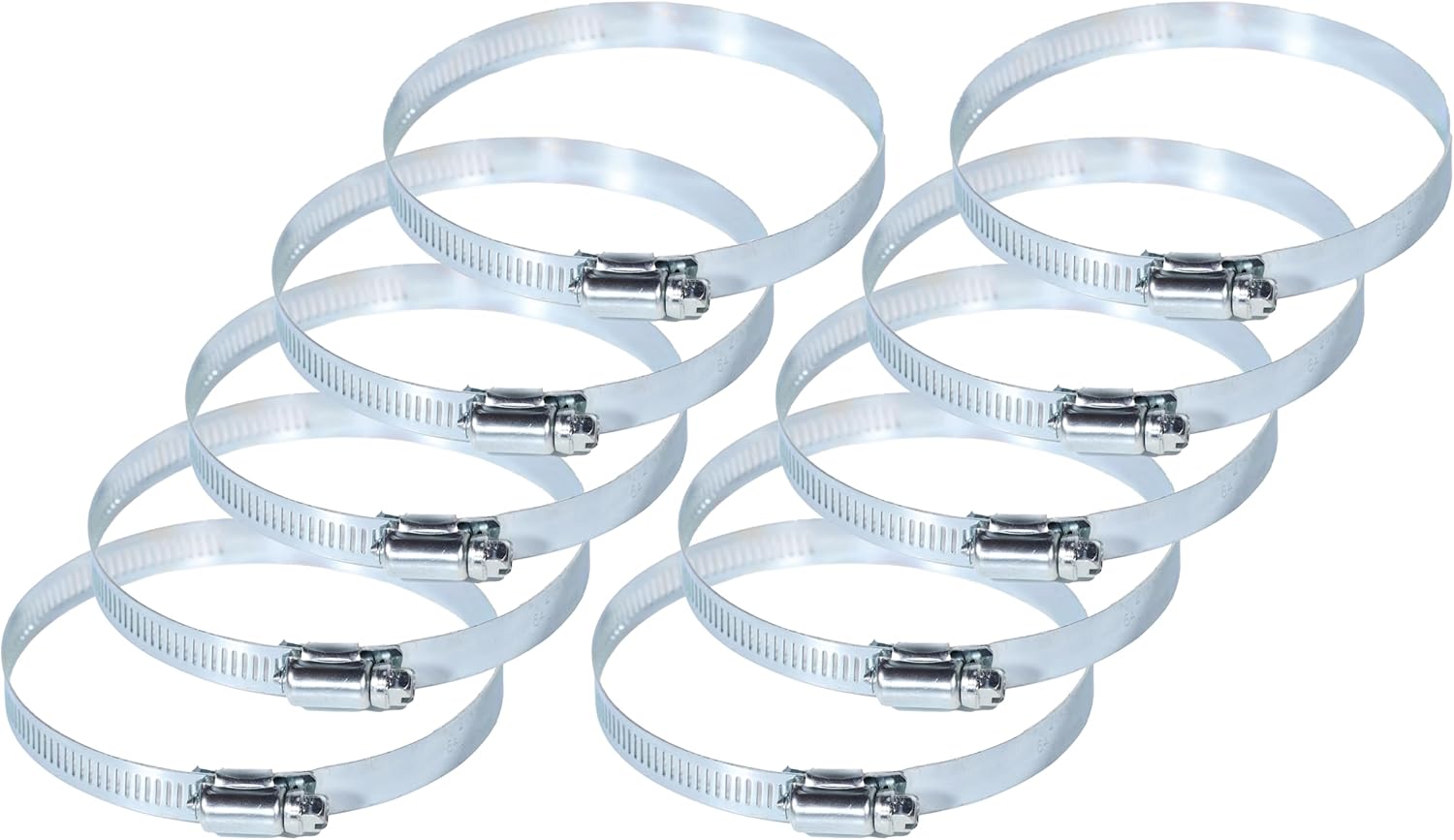 Nick The Fixer Adjustable Stainless Steel Duct Clamps Hose Clamp Pipe Clamp Air