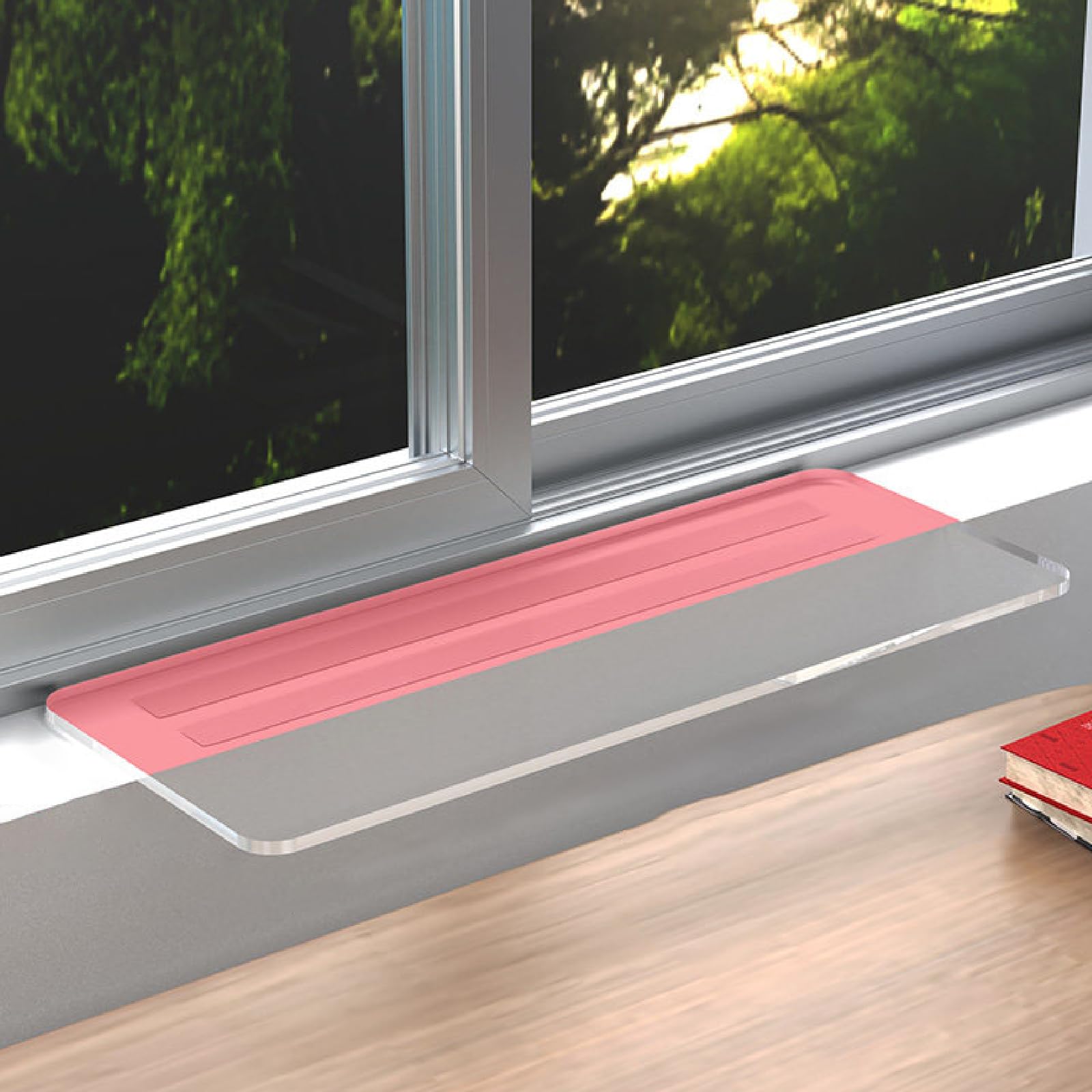 Placa extensora acrílica para crear un jardín urbano en tu ventana