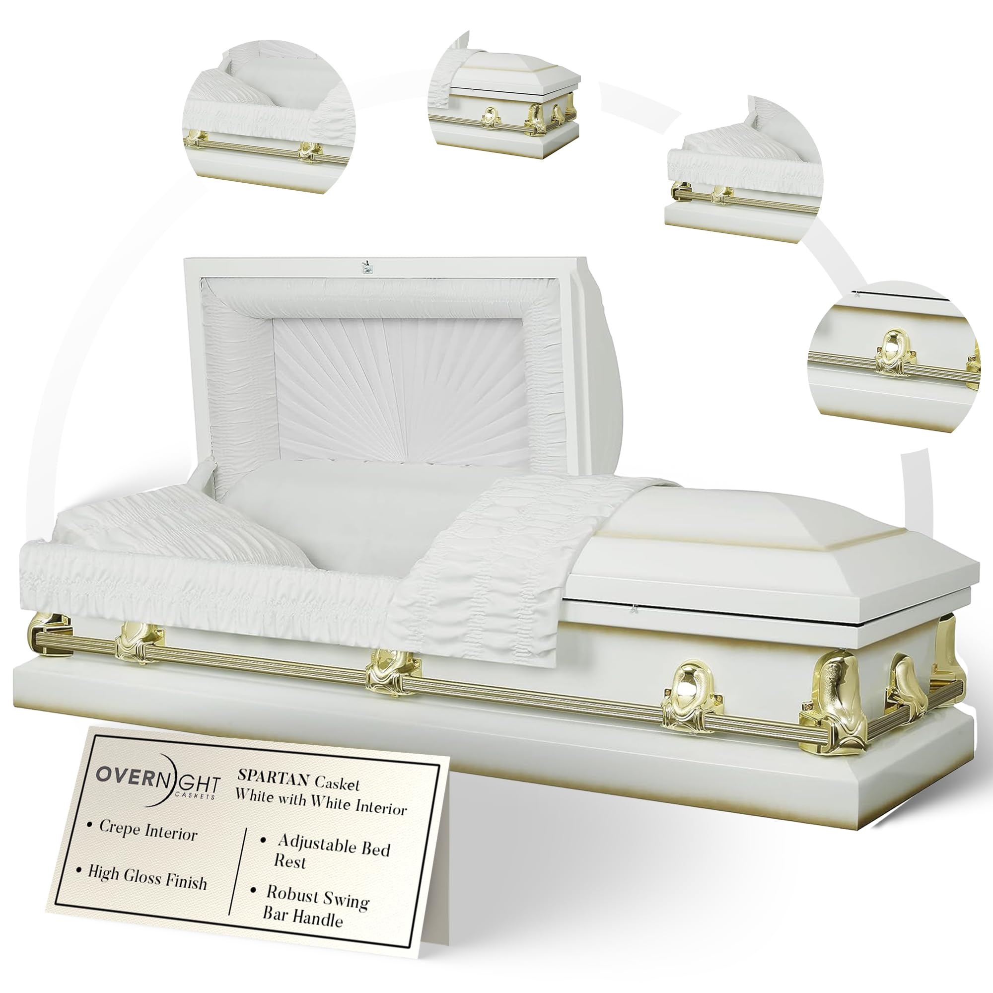 Amazon.com: Overnight Caskets Spartan Collection Funeral Casket