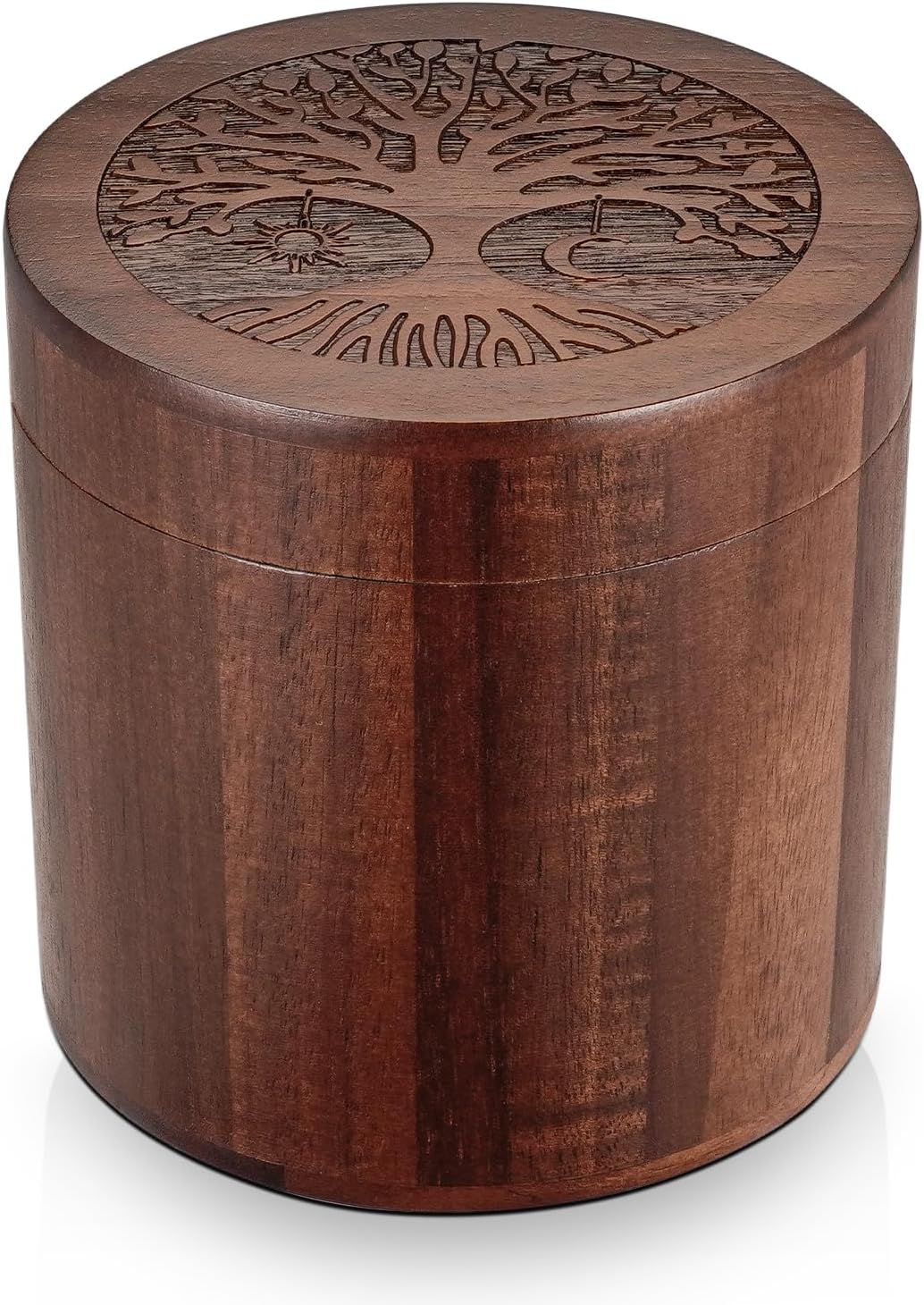 SOITIS Customized Urn for Human Ashes, 3.94 Inches Wood Urns Mini Urns for Human Ashes Wooden Box Urns Small Urns for Human Ashes Keepsake Sharing Urn for Women Men