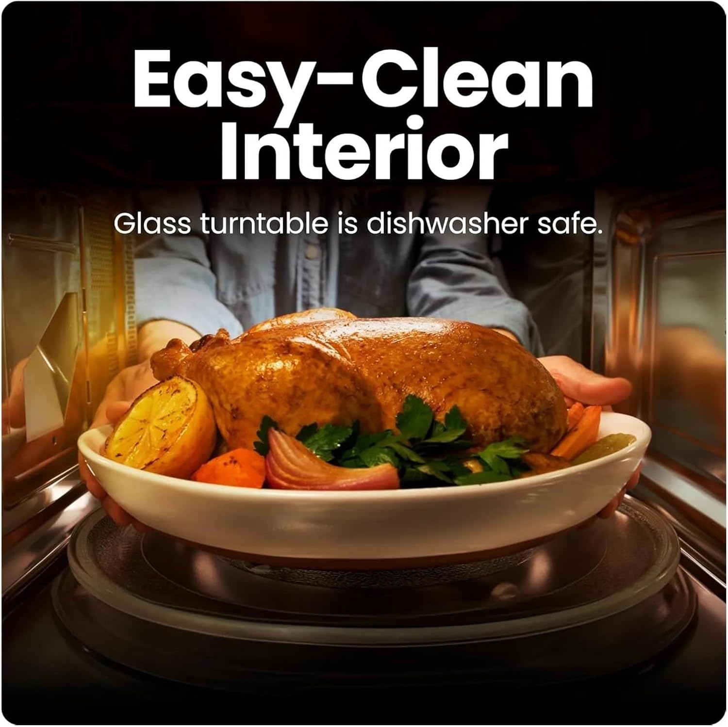 Digital Countertop Microwave Oven, 1.1 Cuft, Stainless
