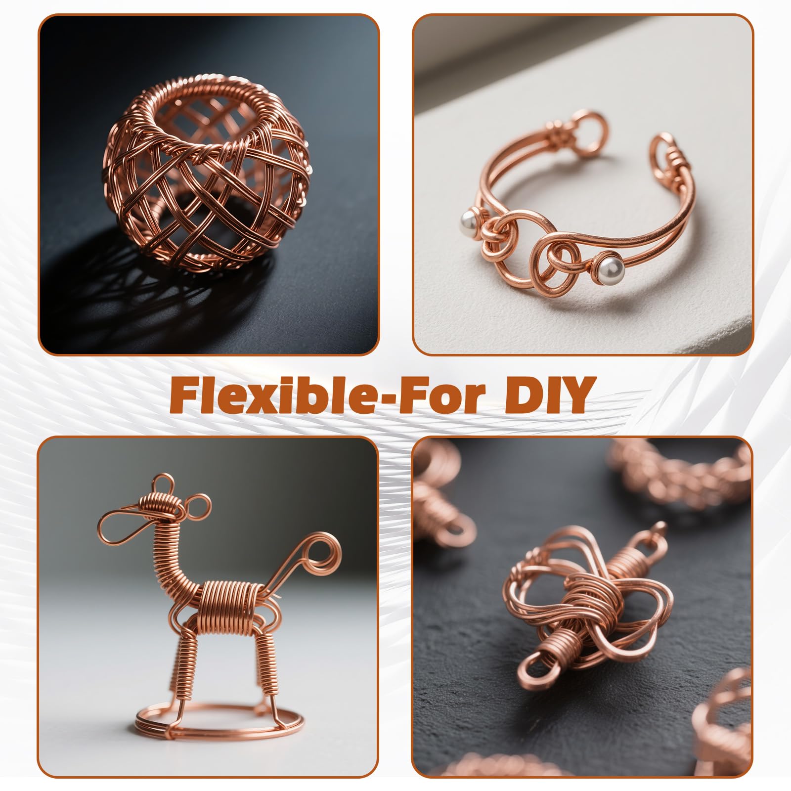 Fil de Cuivre Pur AFEPHE Ø2mm, 10M - Bobine de Fil de Cuivre T2 Émaillé pour Bricolage, Électronique et Jardinage Anti-limaces