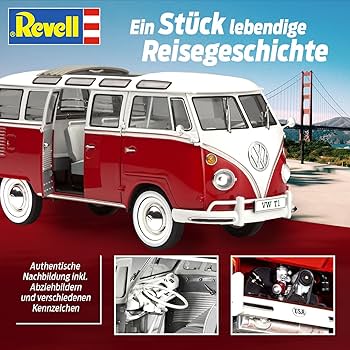 Amazon | ドイツレベル 1/24 フォルクスワーゲン T1 サンバ バス