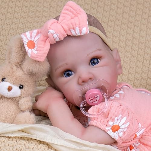 Miniatura 2 de UOFTKIZ Muñecas de bebé Reborn realistas de 20 pulgadas con detalles realistas y cuerpo pesado, regalo perfecto para niños de más de 3 años, abuela,