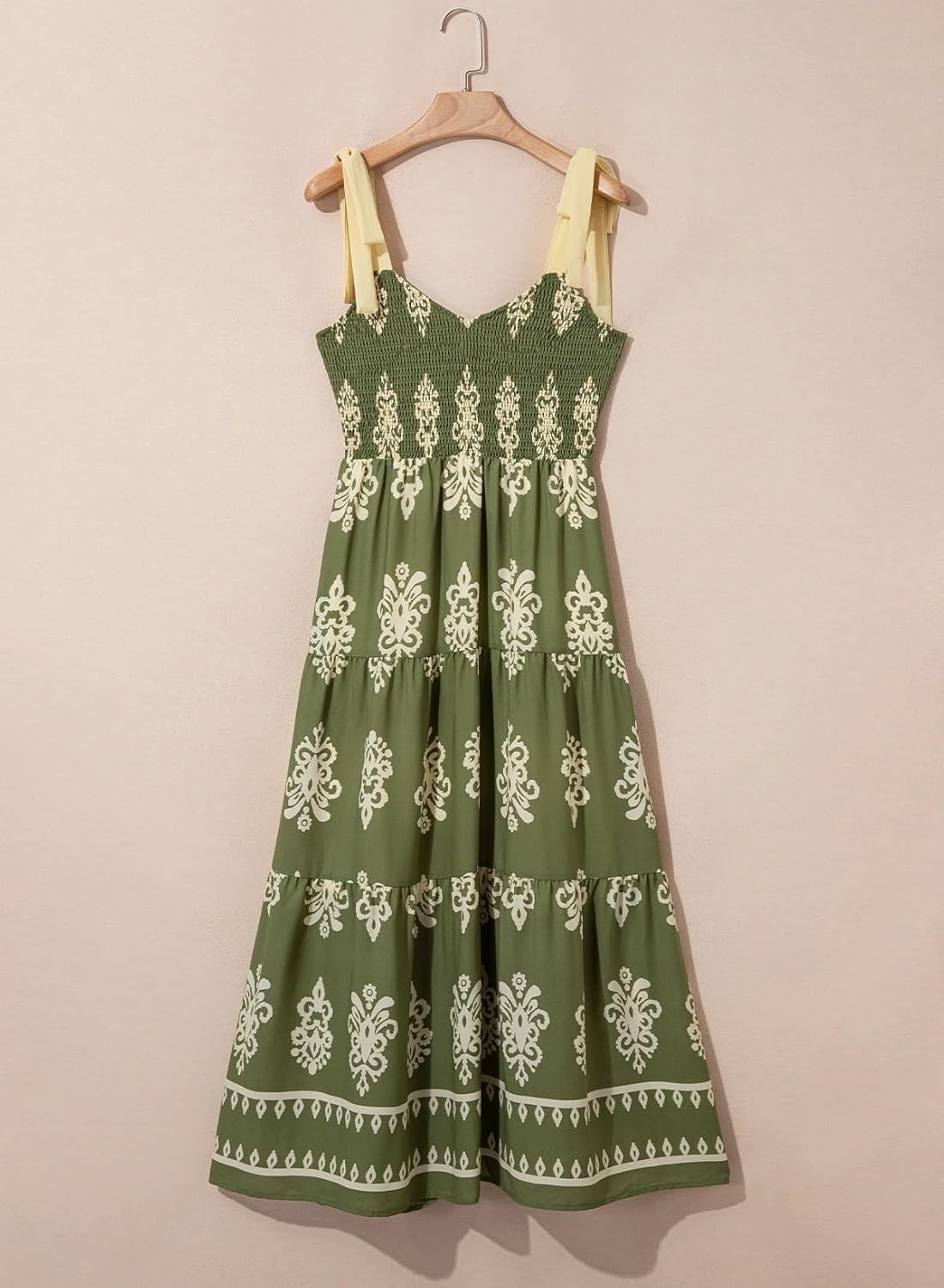 Dokotoo Women's Summer Casual Floral Maxi Dress 2026 Beach Long Sundress - Image 4