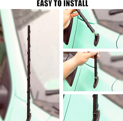 Miniatura 7 de KSaAuto Antena de 16 pulgadas para Ford F150 F250 F350 Bronco Accesorios, Antena Ford Tuck para Recepción de Radio de Coche