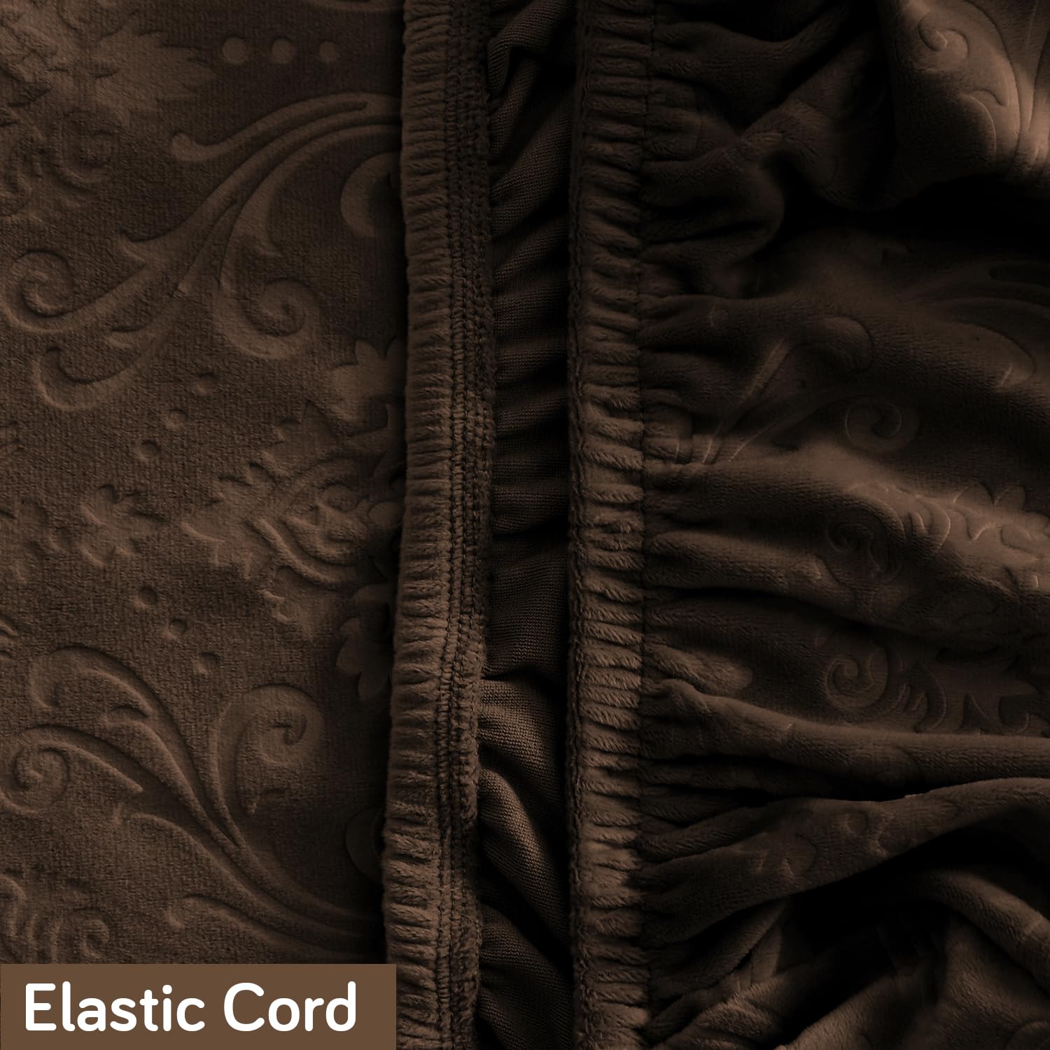 Velvet Dining Chair Covers - Set of 6 -5