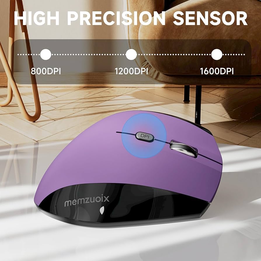 Amazon.com: memzuoix Ergonomic Wireless Mouse, 2.4G Optical