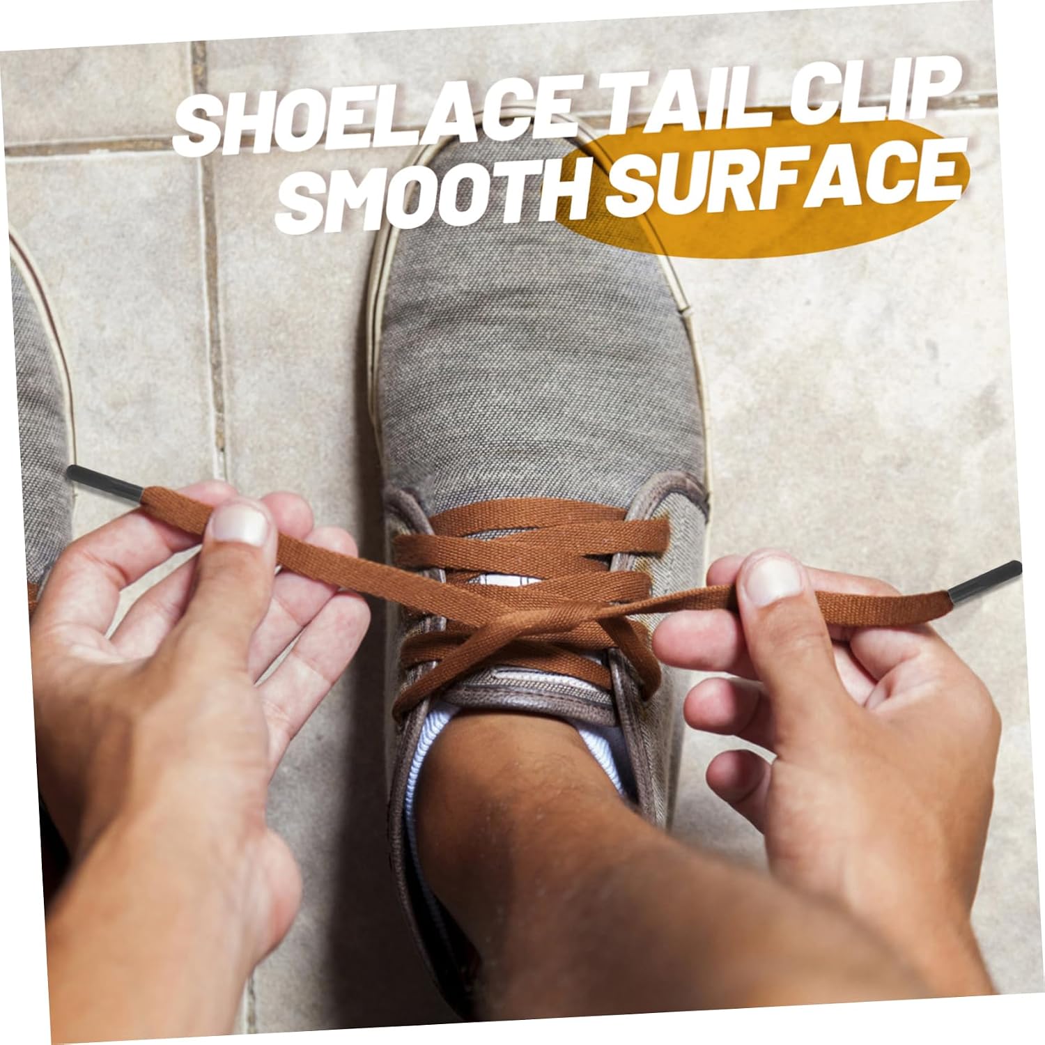 COLLBATH 50pcs Metal Shoelace Tips for DIY Projects Durable Ends Black Shoelace Head Replacement for Repairing and Enhancing Your Footwear and Accessories