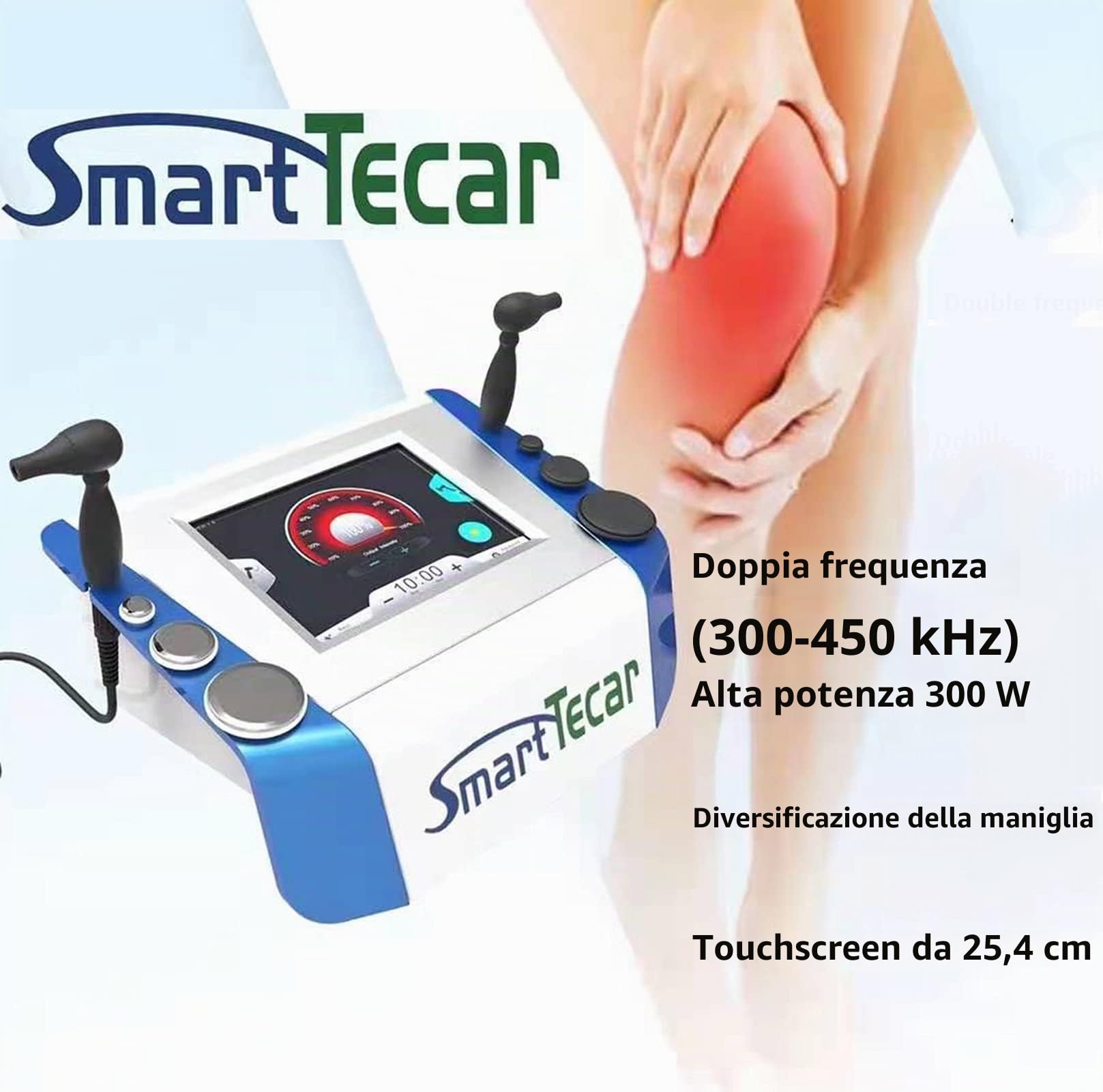 ADMLZQQ Tecarterapia per Le Ginocchia, Trasferimento energetico Capacitivo e resistivo specialmente nel Caso degli Sportivi eliminare Il fastidio Muscolare