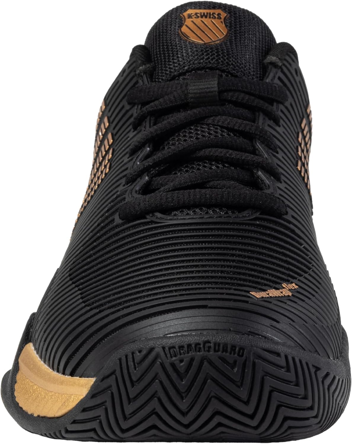 K-Swiss/Master Athletics Men's Hypercourt Express 2 Tennis Shoe (Black/Gold) - Image 3