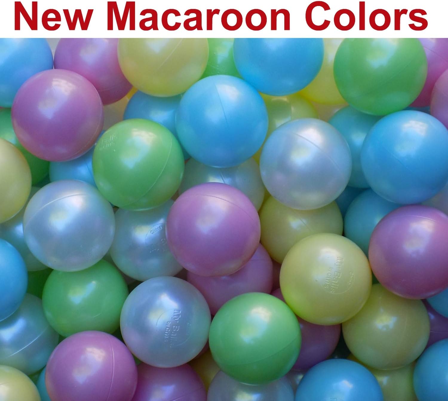 My Balls by CMS 3" Heavy Duty Commercial Grade Snow-White Ball Pit Balls (Pack of 400, 4x100)