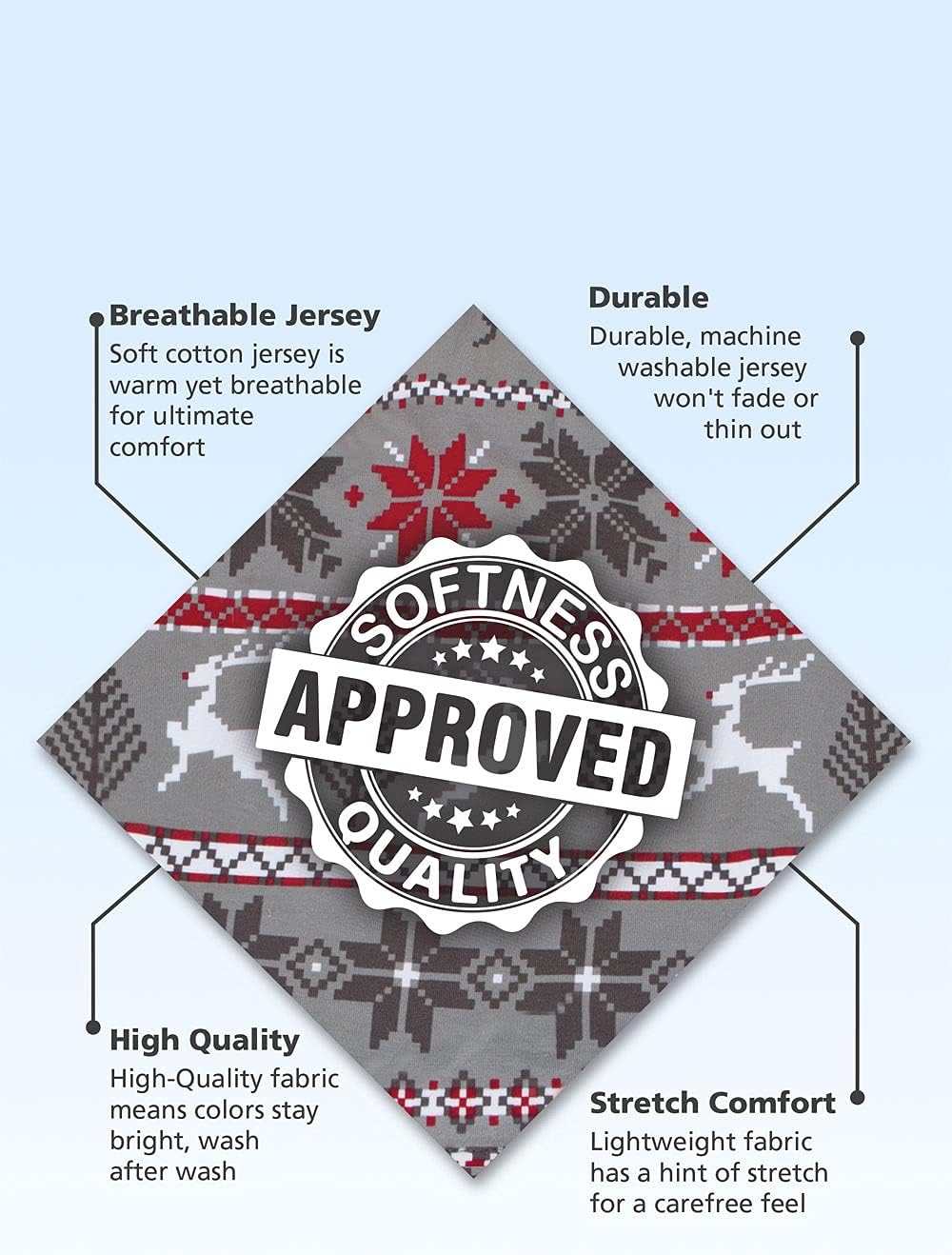 PajamaGram mens Christmas Pajamas for Family - Image 7