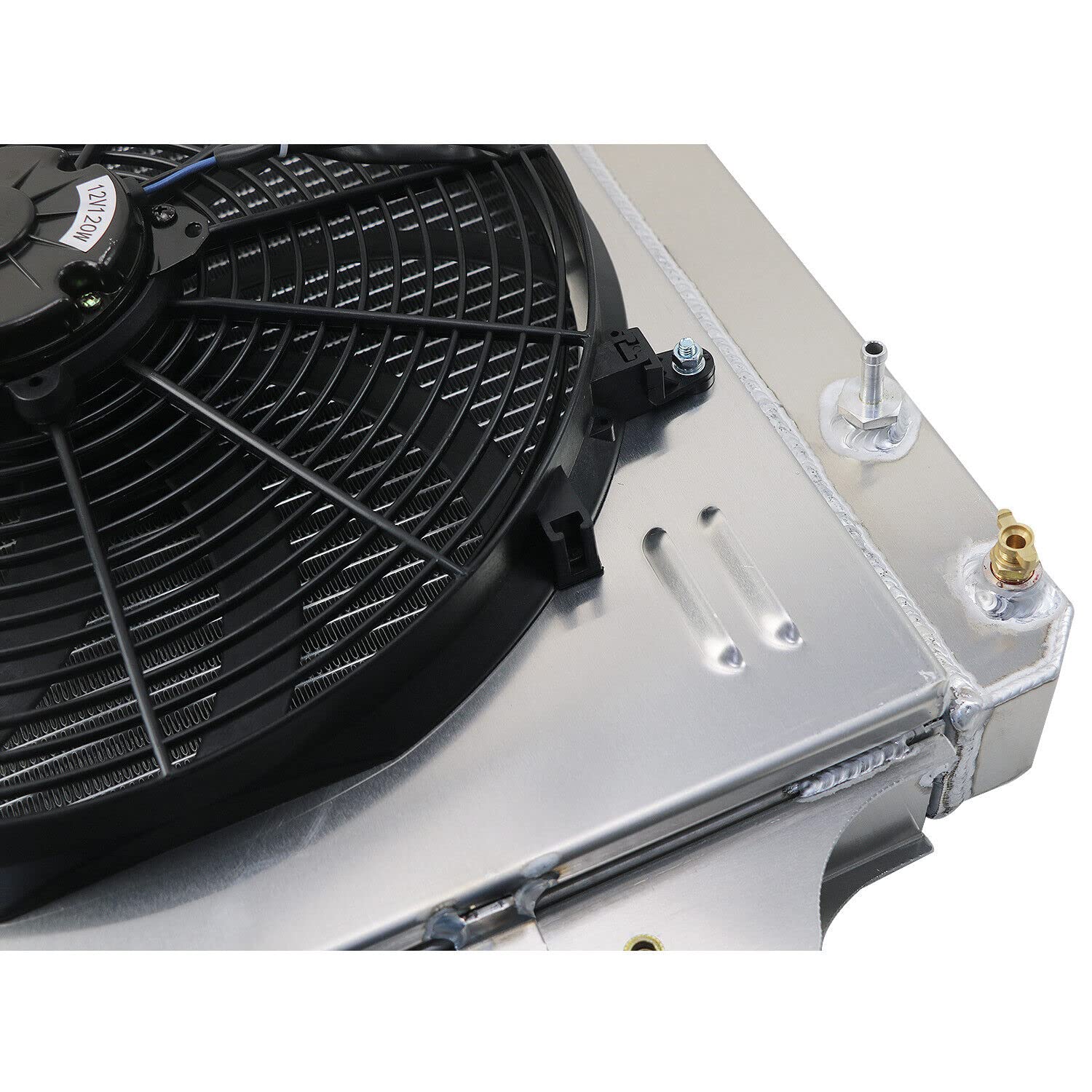 Automotive CoolingSky 3 Row All Aluminum Radiator Fan Shroud Combo Relay Kit For Jeep Wrangler Yj Tj Engine