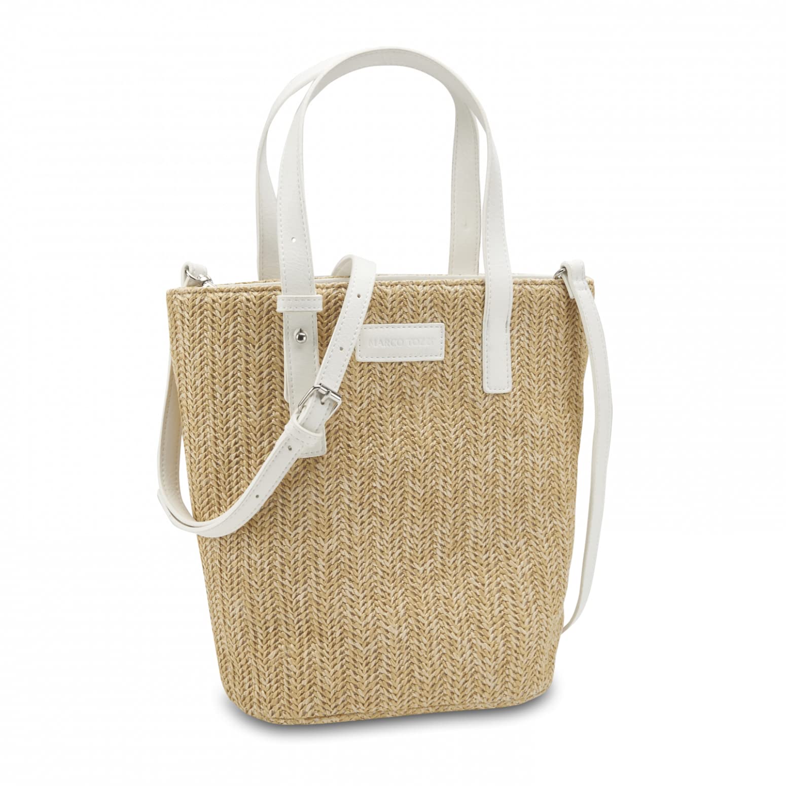 MARCO TOZZI Women's 2-2-61013-28 Evening Bag, White Comb, NV