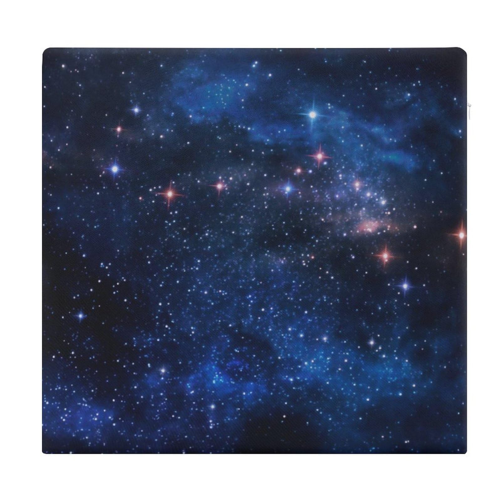 JZemdybill Chair Pad, Aurora Starry Sky Space Starry Night Sky Seat Pad, Square Chair Cushion for Yoga Living Room Balcony