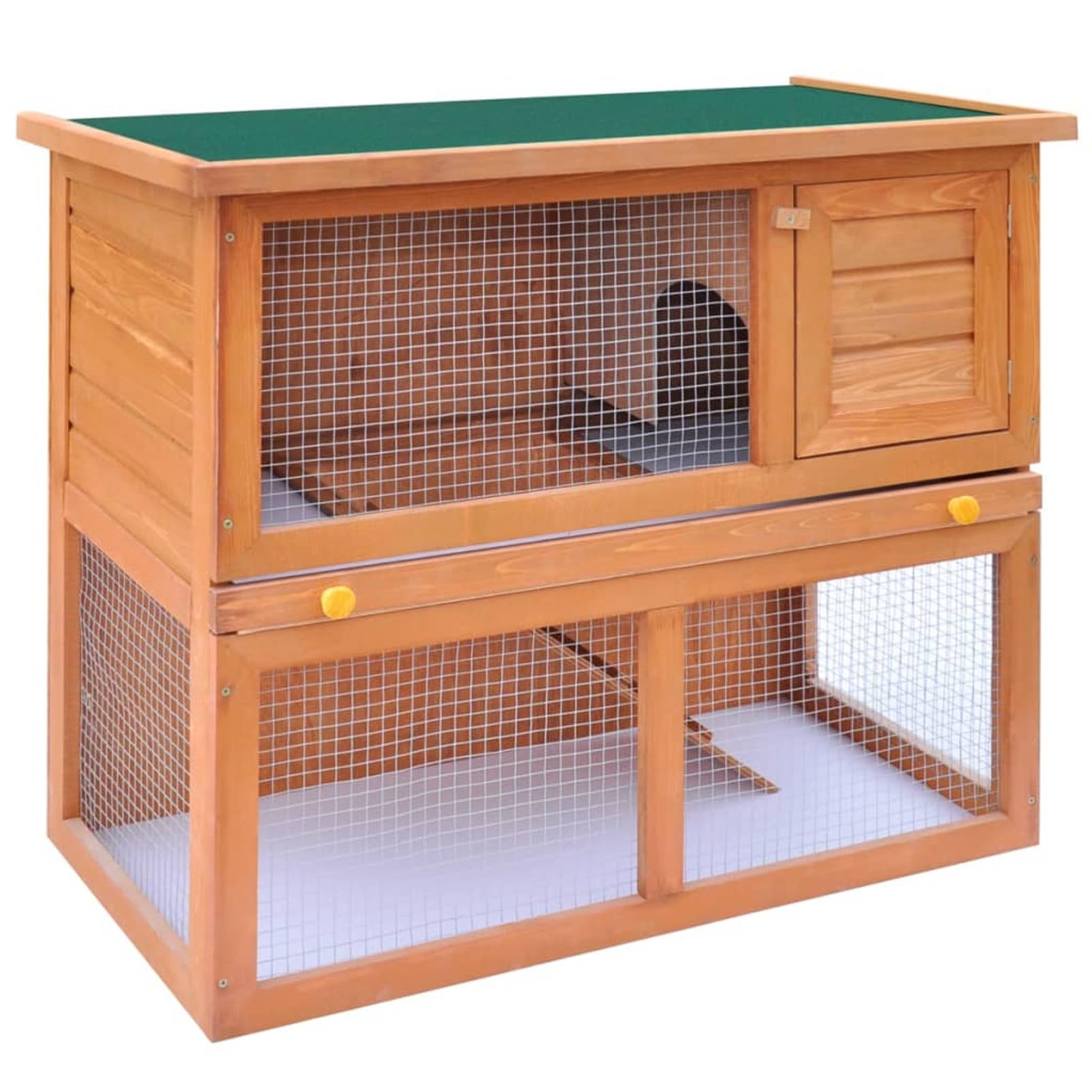 Casa de Animales pequeños Jaula conejera 1 Puerta, Casa Conejo, Jaula De Conejo, Casa Cobaya, Casita Conejo, Escondite Grande para Erizo, Jaula Hamster, Madera