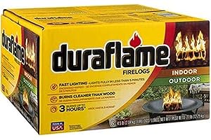 Duraflame Long-Burning Fire Logs: Essential for Cozy Campfires and Ambiance