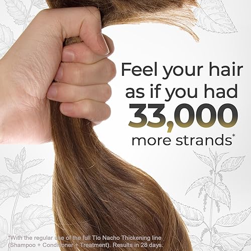 Miniatura 4 de TIO NACHO Shampoo Engrosador Aumento de Volumen- Anticaída 14 Onzas Líquidas