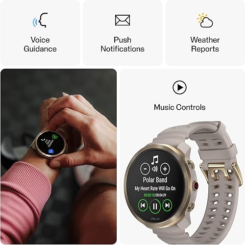 Miniatura 5 de Polar Vantage M3  Multi-Sport Smartwatch with AMOLED Display, Dual-Frequency GPS, Turn-by-Turn Navigation, Up to 7-Day Battery Life
