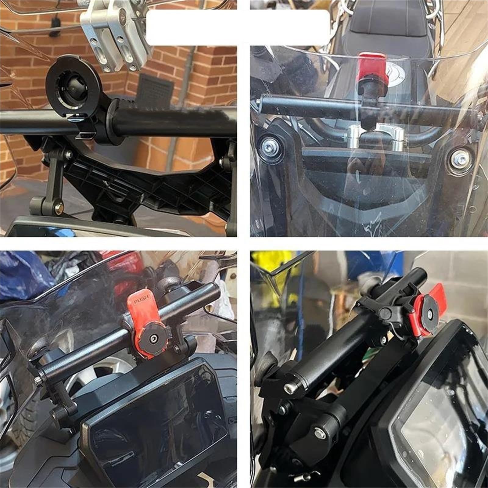 Soporte De Navegación GPS para Motocicleta para VOGE Valico 525DSX DS525X DSX 525 DS X 22 Mm, Soporte para Teléfono Móvil Y GPS. Navegación GPS Soporte(Negro 2)