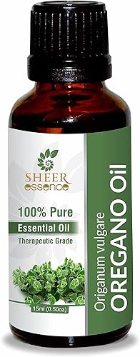 Aceite esencial Oregano 100 % puro sin diluir, natural, sin cortar, de grado terapéutico, destilado al vapor, para piel, cabello y aromaterapia, 250