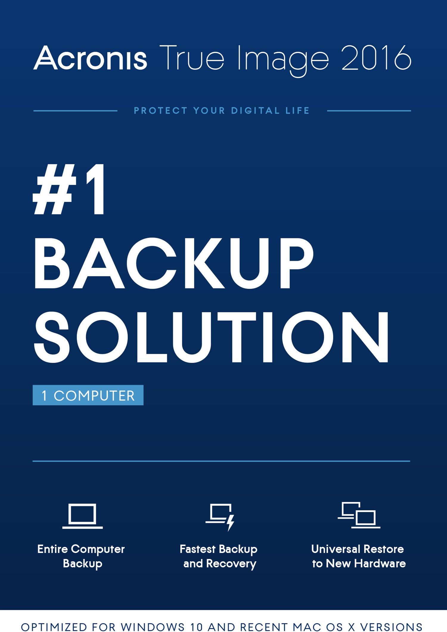 Acronis True Image 2016 (1 Computer) [Old Version]