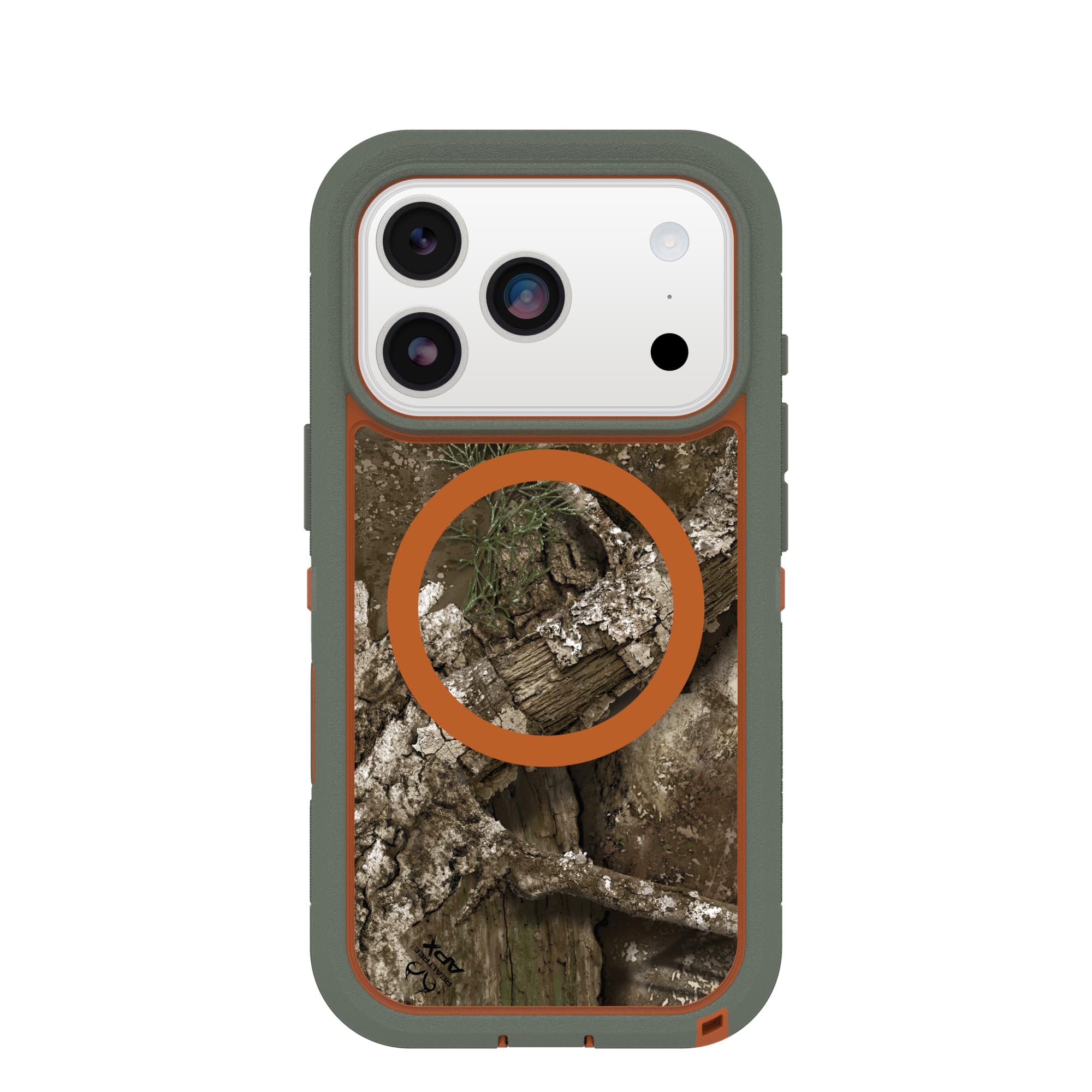 OtterBox iPhone 17 Pro Defender Series Pro XT Clear Case - Realtree - Green Camo - Tough, Rugged & Durable iPhone Case, Snaps on MagSafe