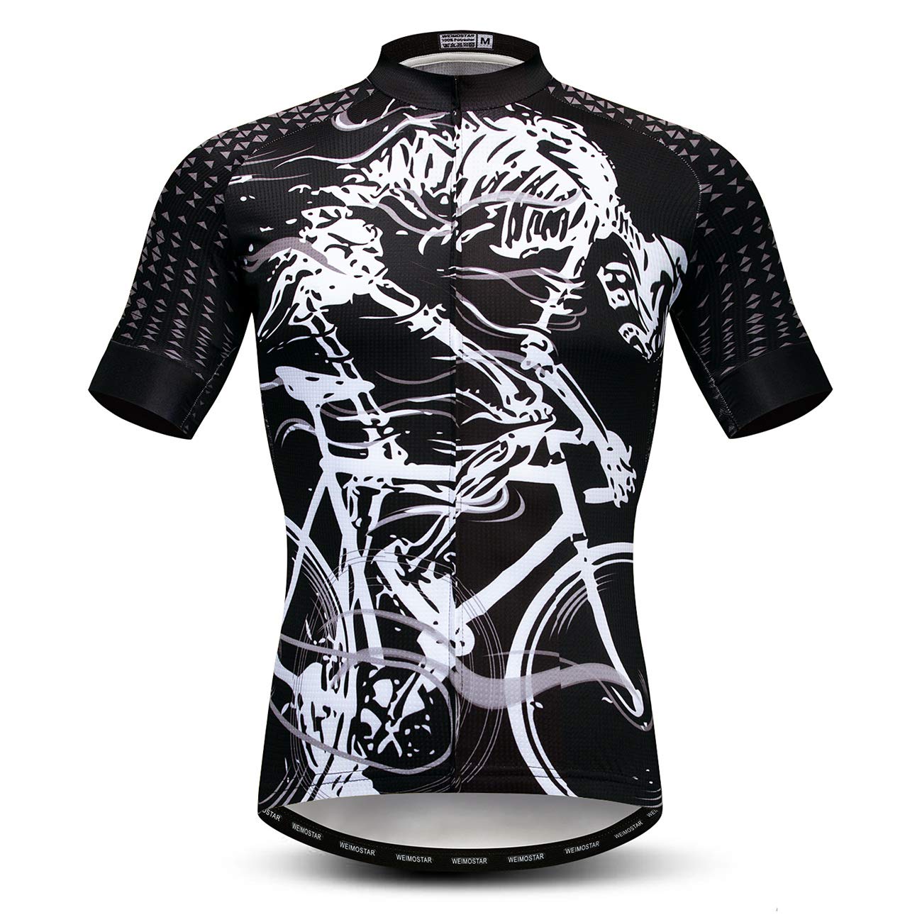 JPOJPO Cycling Jerseys Men,Mountain Bike Jersey Summer Short Sleeve Breathable Bicycle Tops Riding Bike Shirts Quick Dry